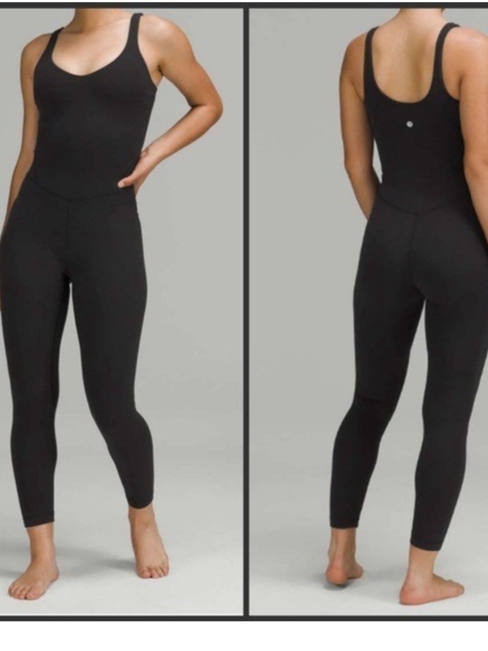 Lululemon Align Pants Bodysuit Romper  25" Black 6